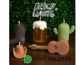 Velas Brico White